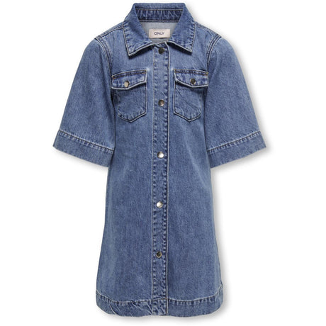 kids ONLY Medium Blue Denim Tova Denim Klänning Add