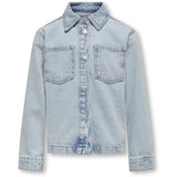 kids ONLY Light Blue Denim Carly Översize Star Denim Övershirt