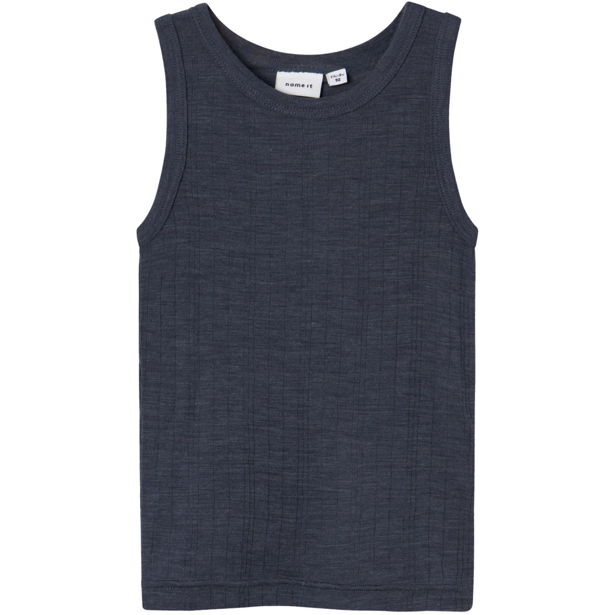 Name It Ombre Blue Wang Wool Needle Tank Topp Noos