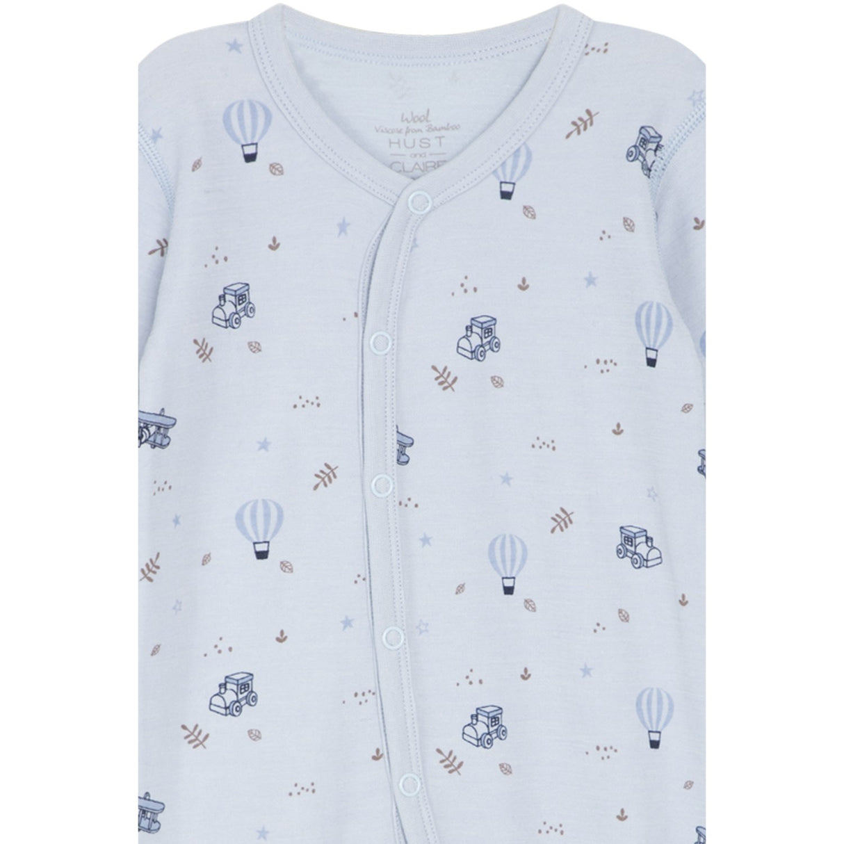 Hust & Claire Cloud blue Baby Manu Onesies 2