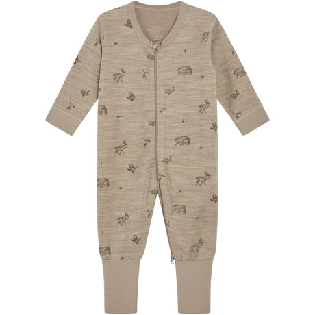 Hust & Claire Biscuit melange Bebis Manu Onesies