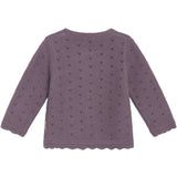 Hust & Claire Dark Plum Caren Cardigan