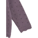 Hust & Claire Dark Plum Caren Cardigan