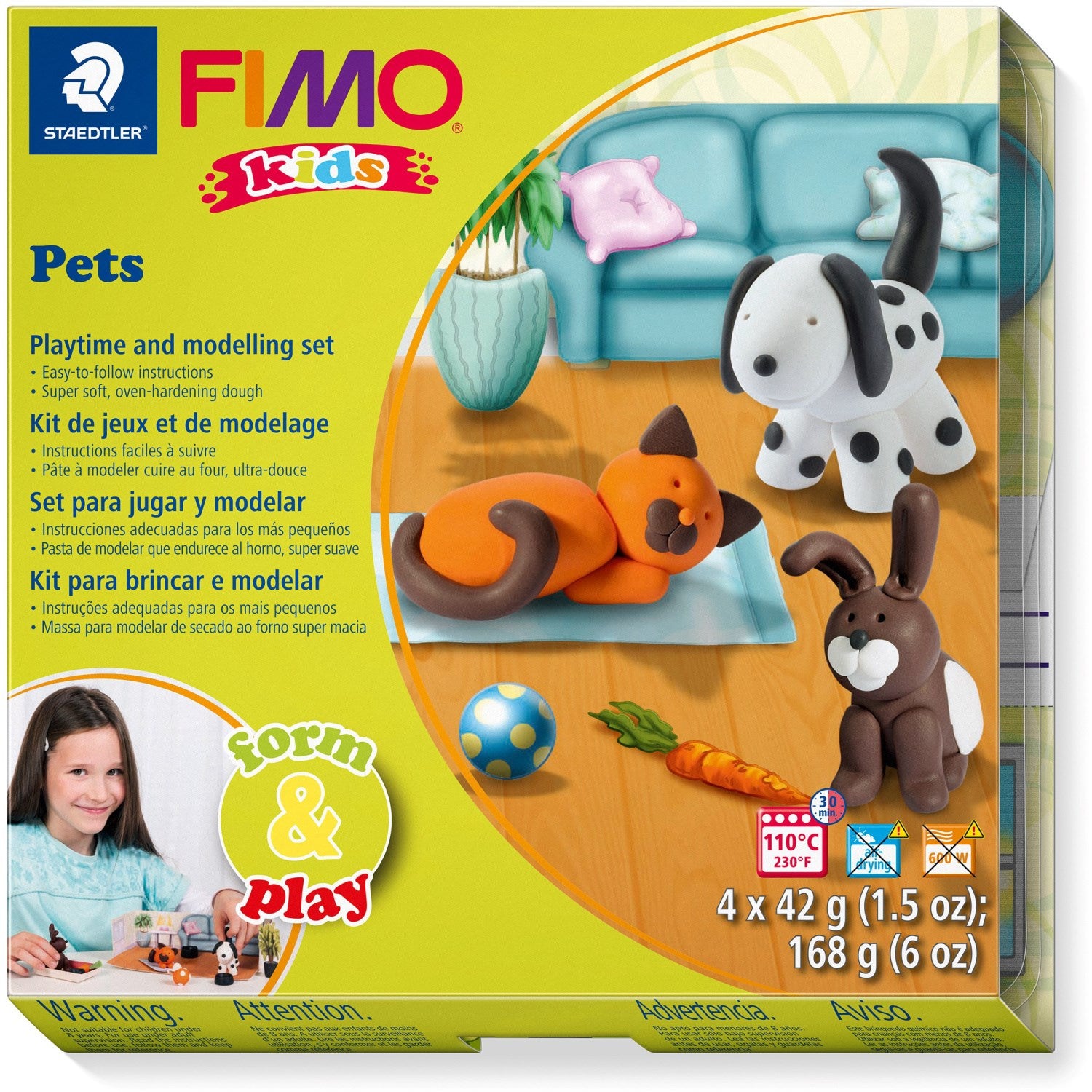 Staedtler Modellera Fimo Kids Pets