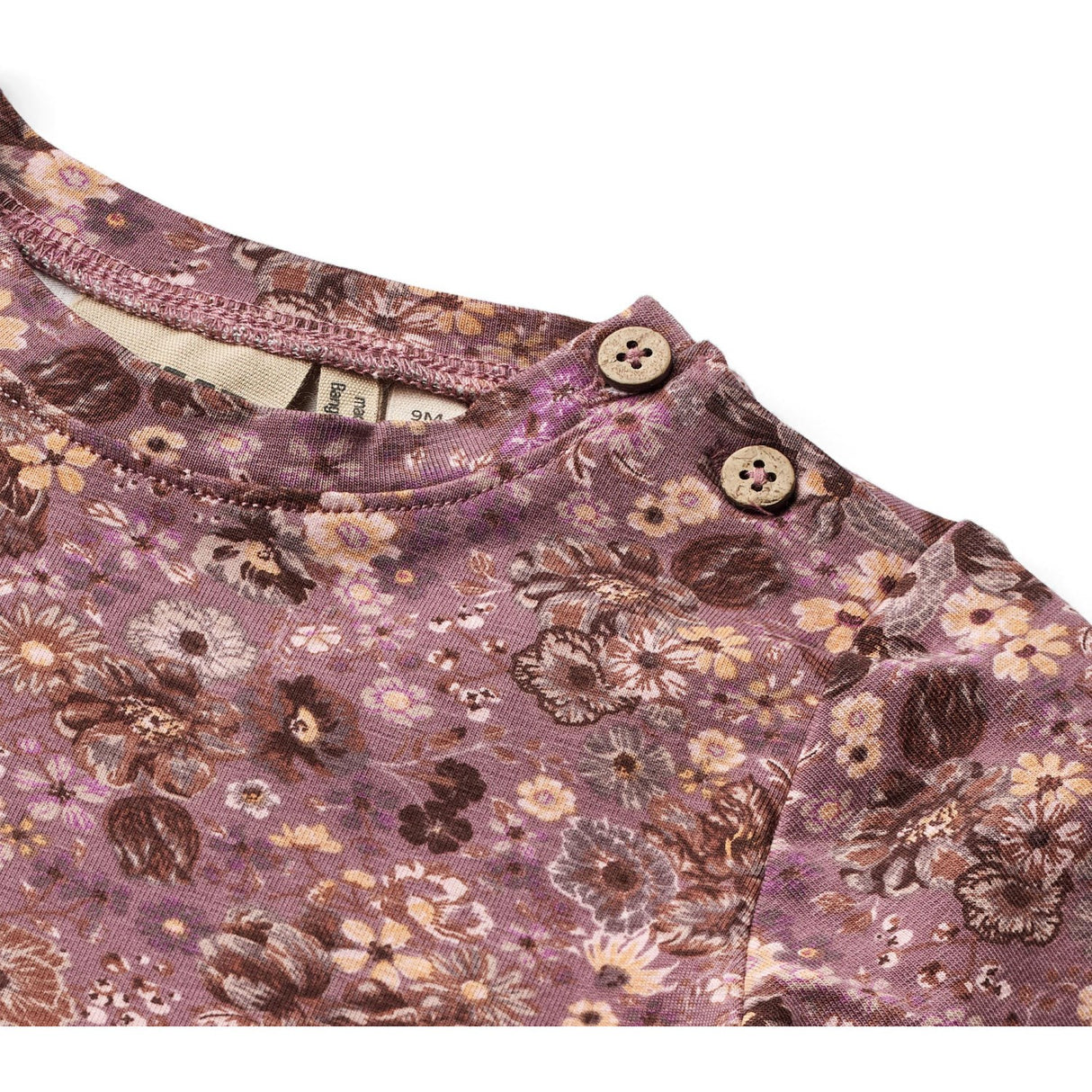 Wheat Lavender Flowers Jersey Klänning Bessie