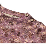 Wheat Lavender Flowers Jersey Klänning Bessie