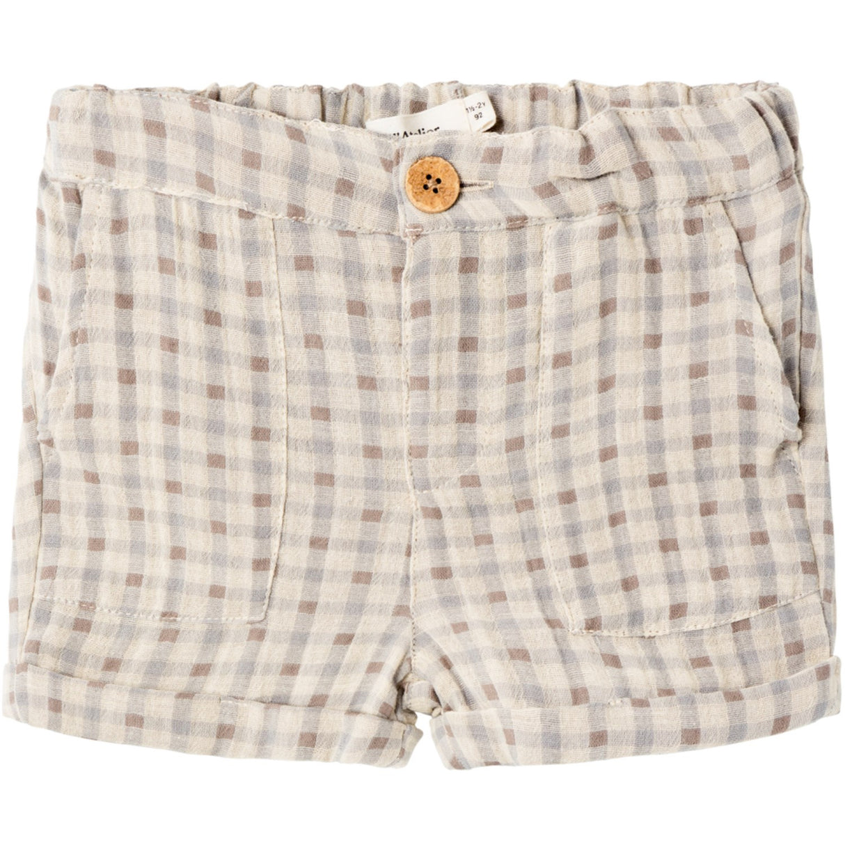 Lil'Atelier Bleached Sand Joey Loose Shorts