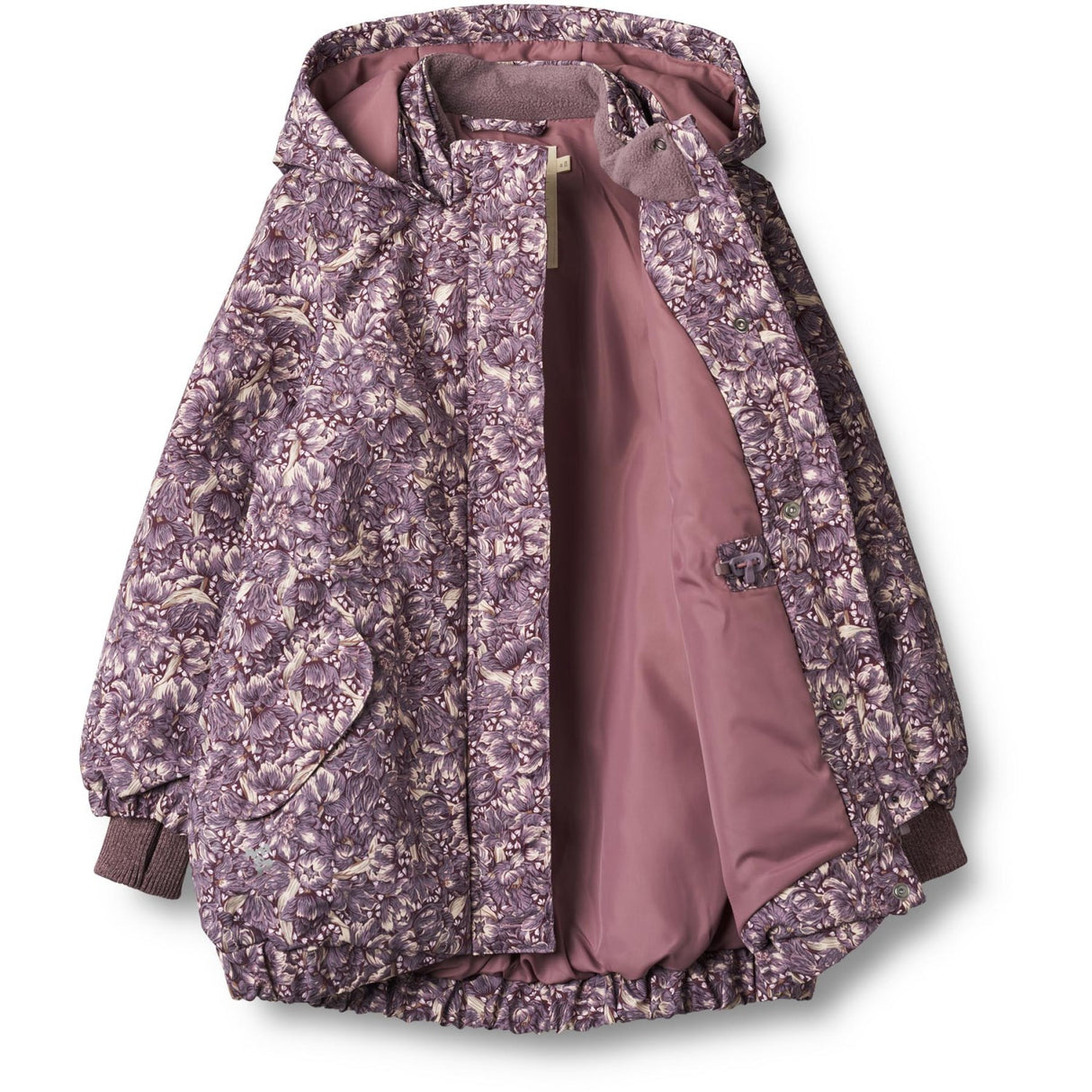 Wheat Purple Tulips Jacket Tove Tech