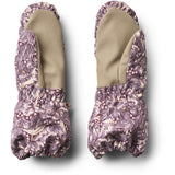 Wheat Purple Tulips Mittens Tech