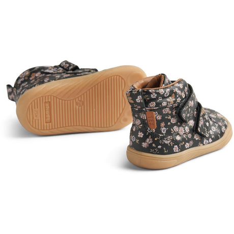 Wheat Black Flowers Bootie Sixanni Tex