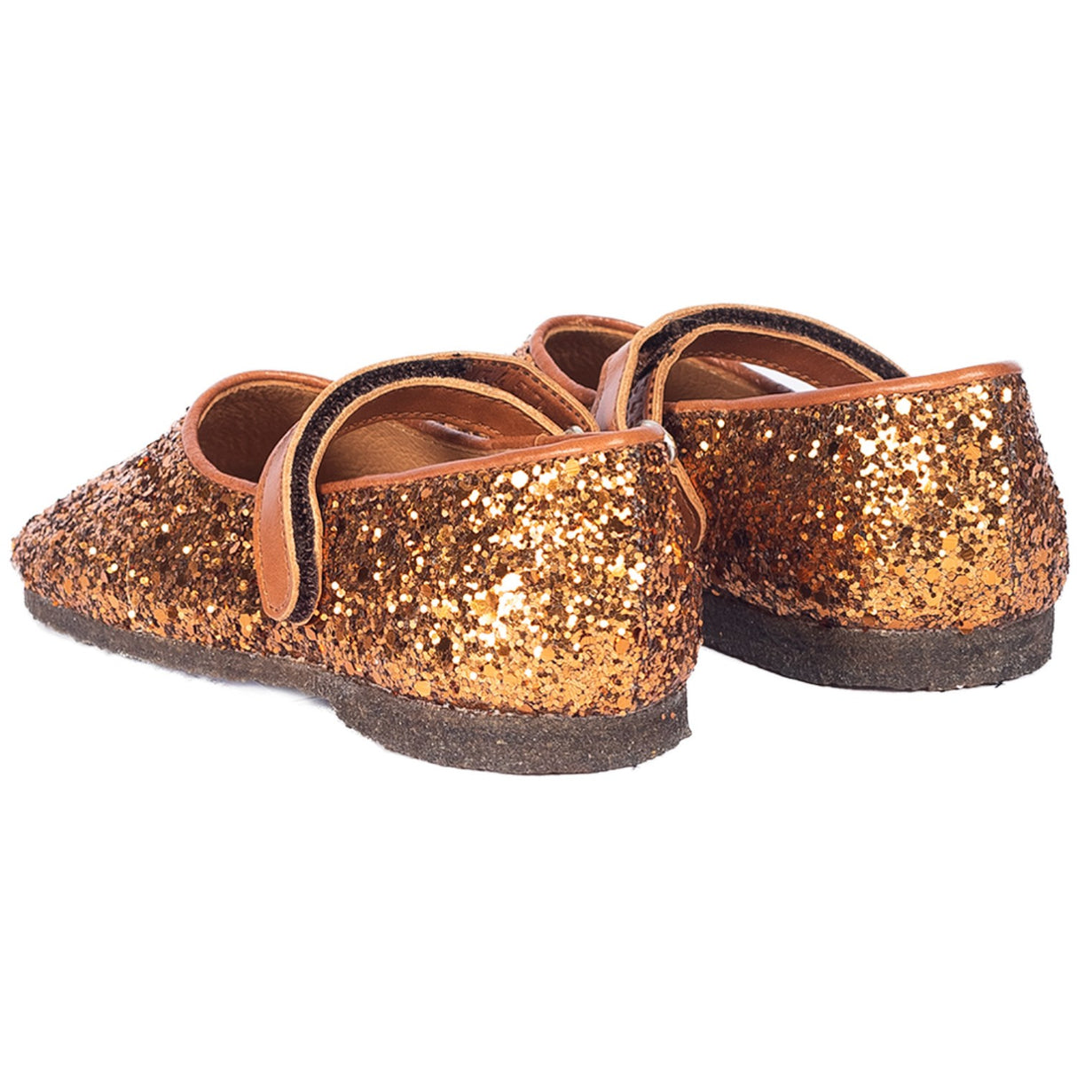 Angulus Bronze Glitter/Cochnac Ballerinaskor I Funklende Glitter