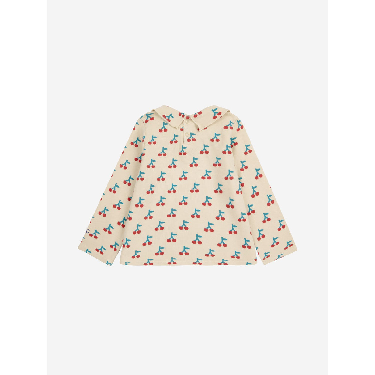 Bobo Choses White Cherry All Över Collar Blus 5