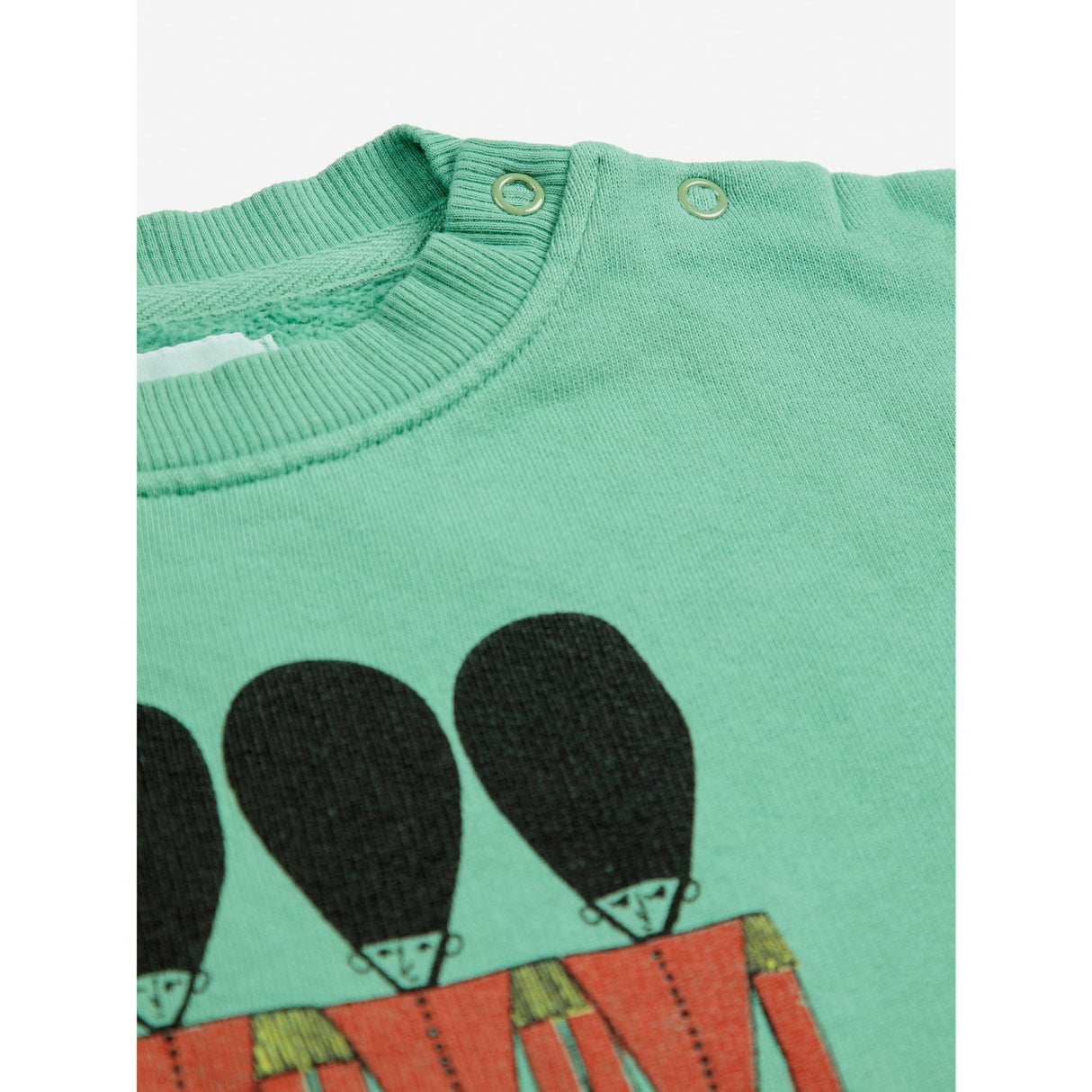 Bobo Choses Green Little Tin Soldiers Sweatshirt 3