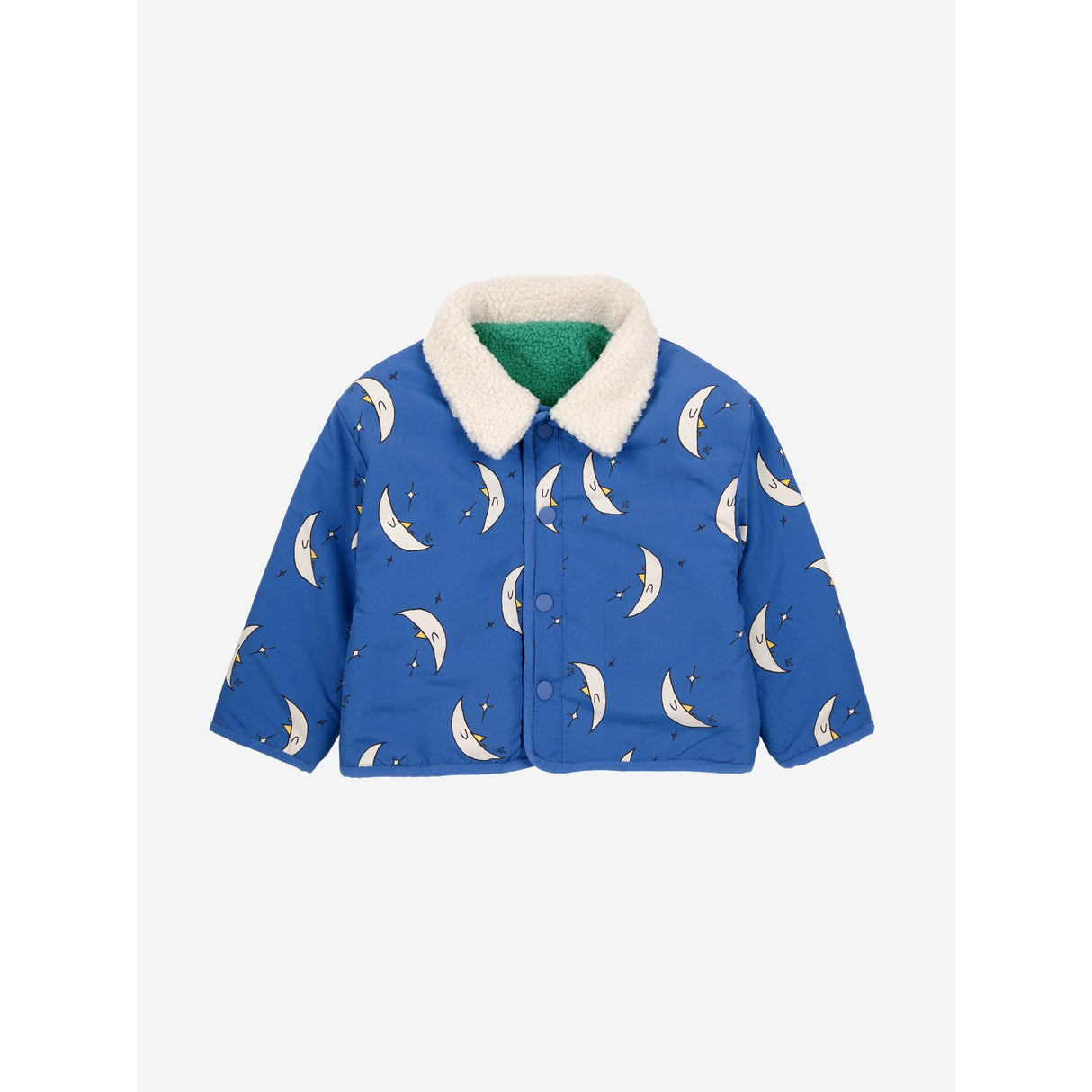 Bobo Choses Blue Beneath The Moon All Över Reversible Jacket