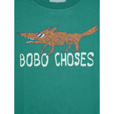Bobo Choses Dark Green The Clever Fox T-Shirt 6