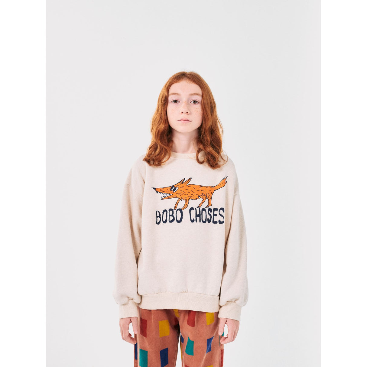 Bobo Choses Offwhite The Clever Fox Sweatshirt