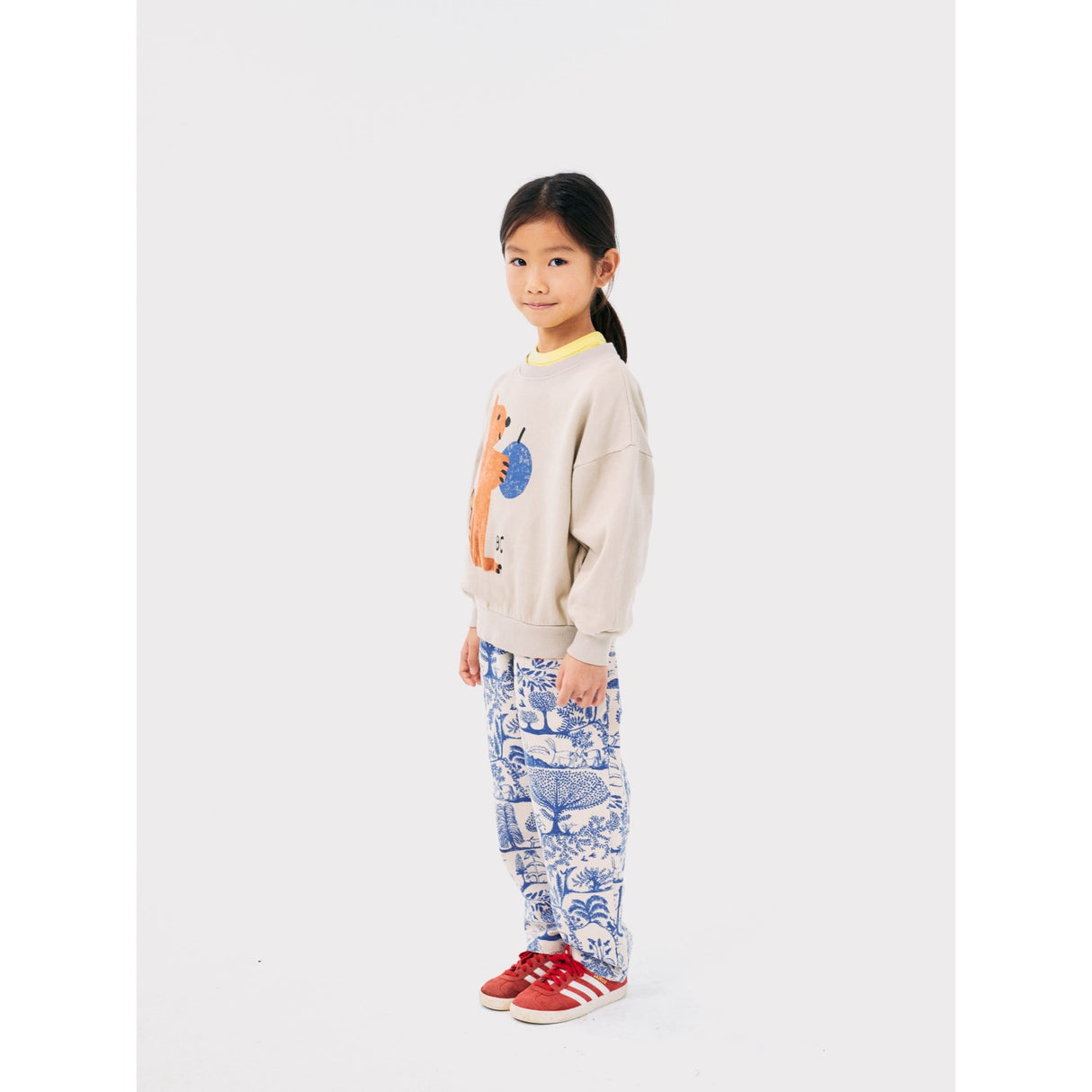 Bobo Choses Light Brown Hungry Squirrel Sweatshirt