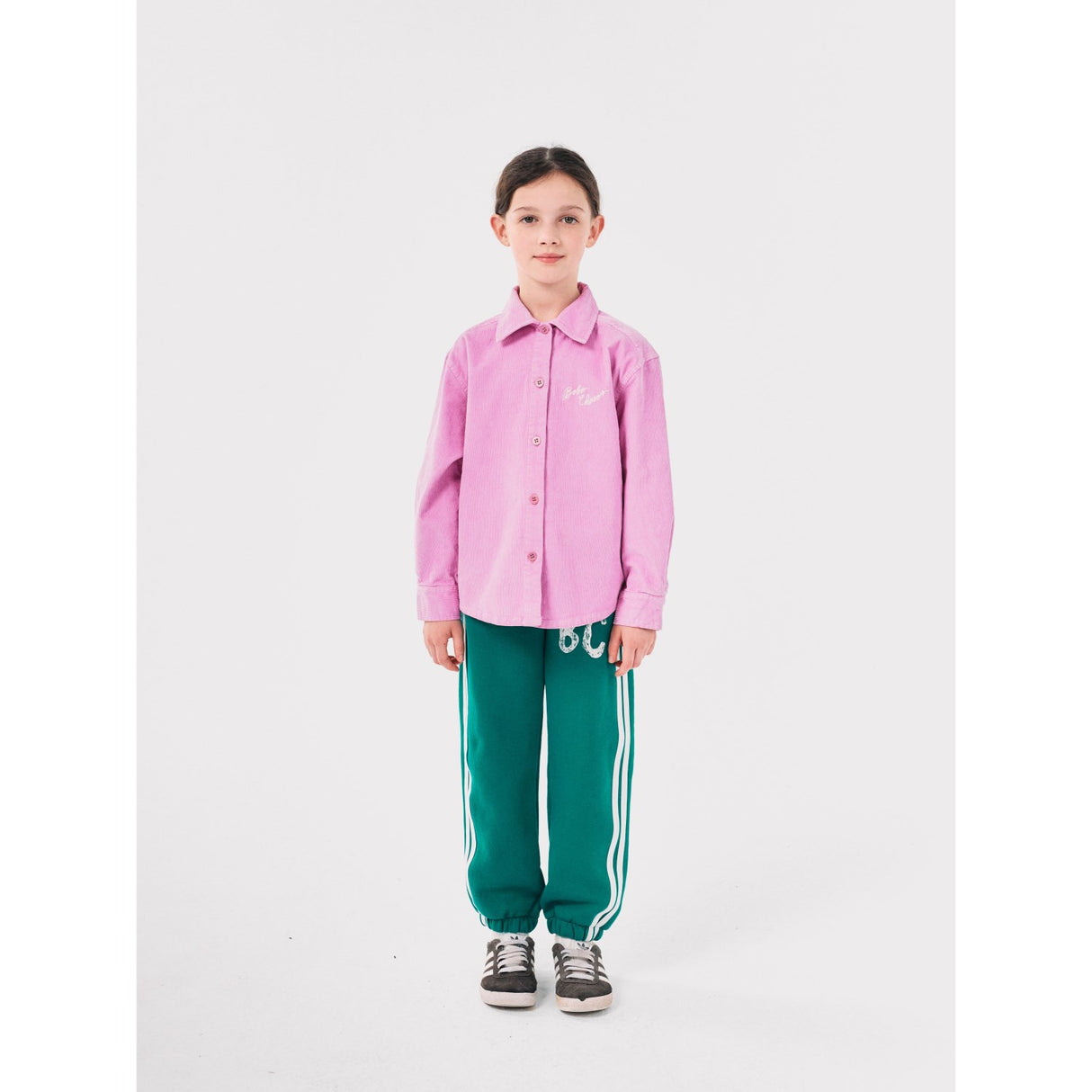 Bobo Choses Green B.C Shadow Stripes Jochging Pants