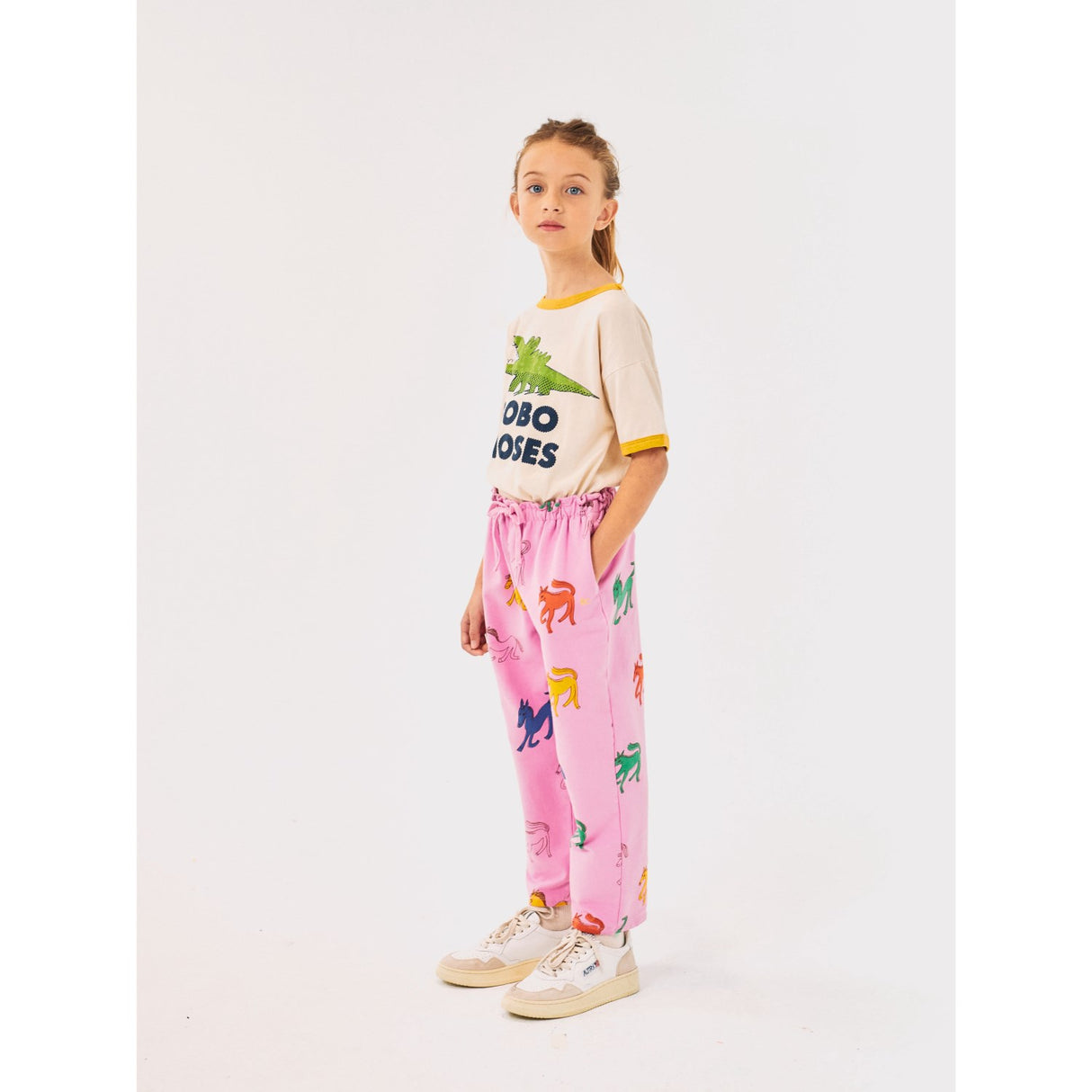 Bobo Choses Pink Wonder Horse All Över Paper Bag Jochging Pants