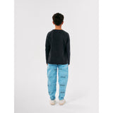 Bobo Choses Light Blue It'S Magic All Över Denim Baggy Pants