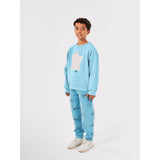 Bobo Choses Light Blue It'S Magic All Över Denim Baggy Pants