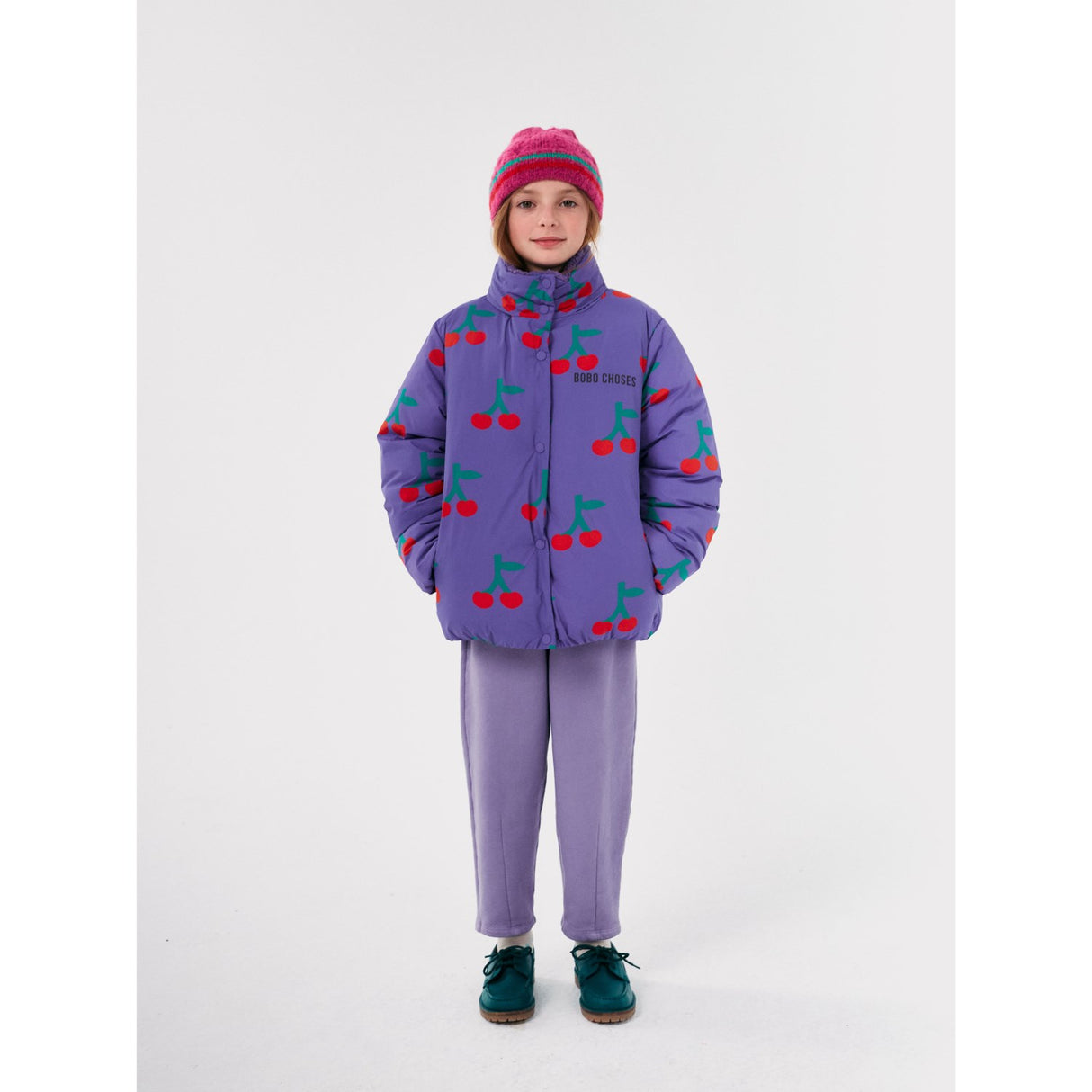 Bobo Choses Lavender Bobo Cherry All Över Anorak