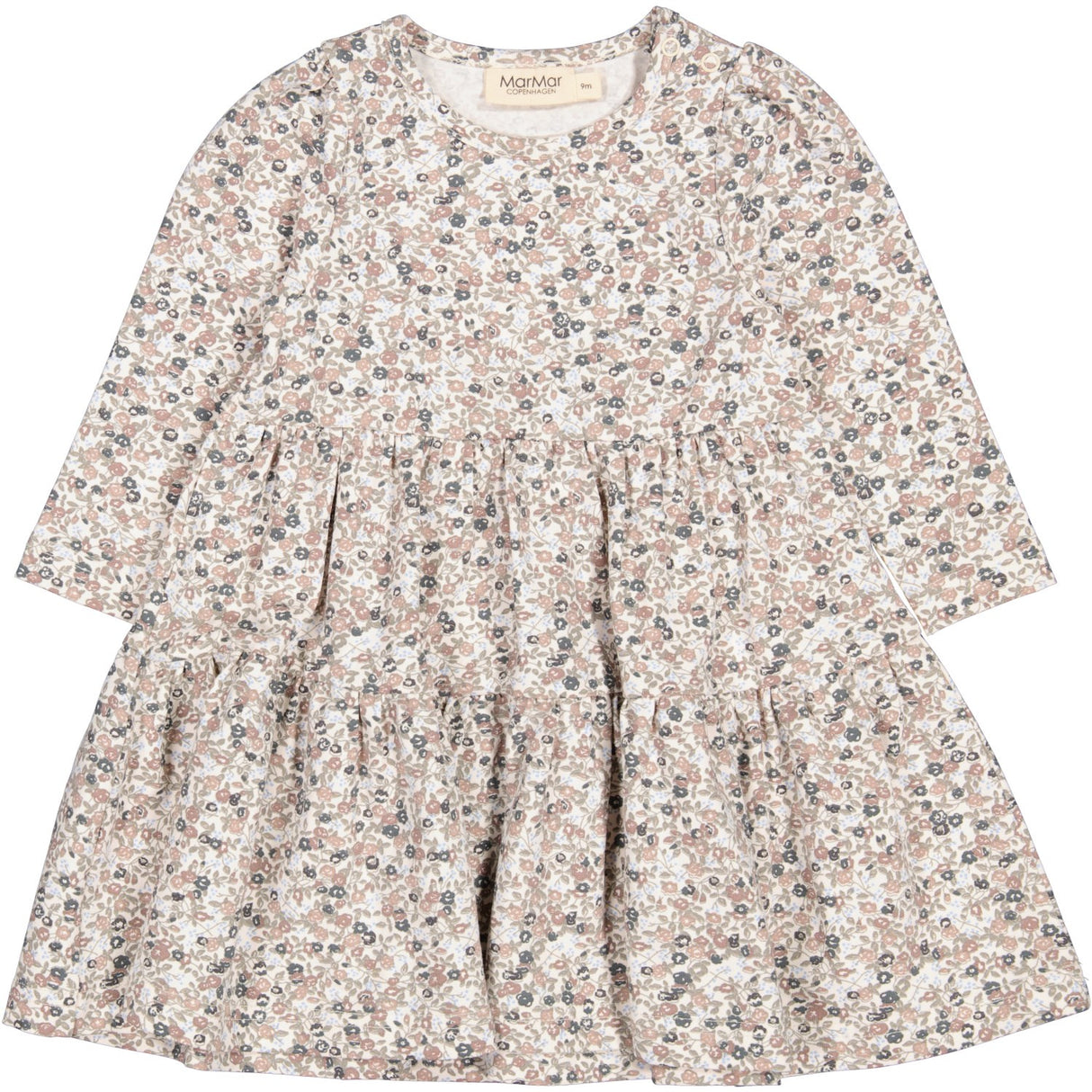 MarMar Jersey Print Deep Peony Dolly Klänning