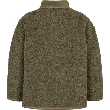 MarMar Bonded Teddy Olive Leaf Joy Fleece Jacka