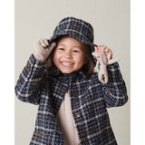 MarMar Wool Glitter Navy Check Olive Jacka