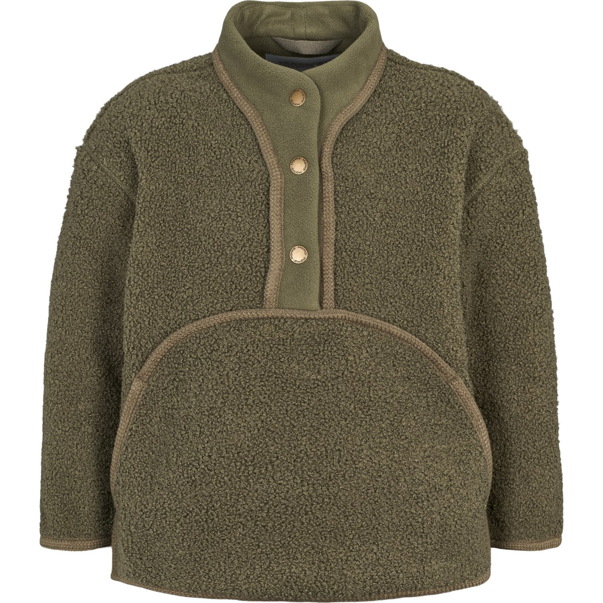 MarMar Bonded Teddy Olive Leaf Joy Fleece Jacka