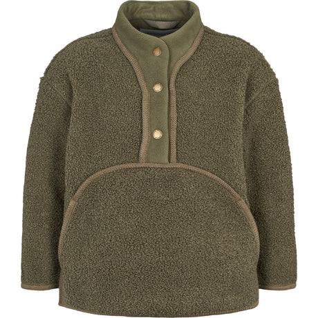 MarMar Bonded Teddy Olive Leaf Joy Fleece Jacka