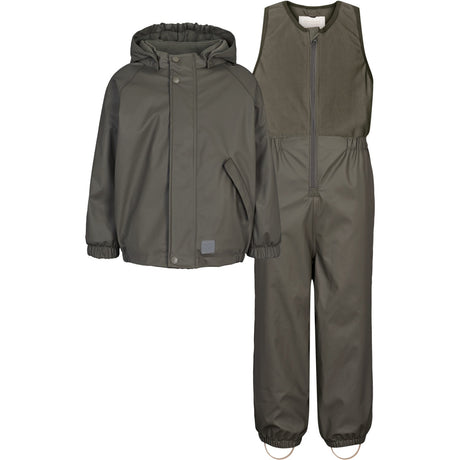 MarMar Rainwear Fleece Olive Leaf Obo Regn Set