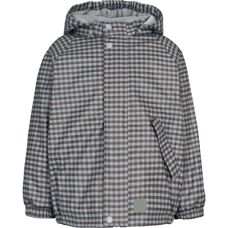 MarMar Rainwear Fleece Espresso Check Obo Regn Set