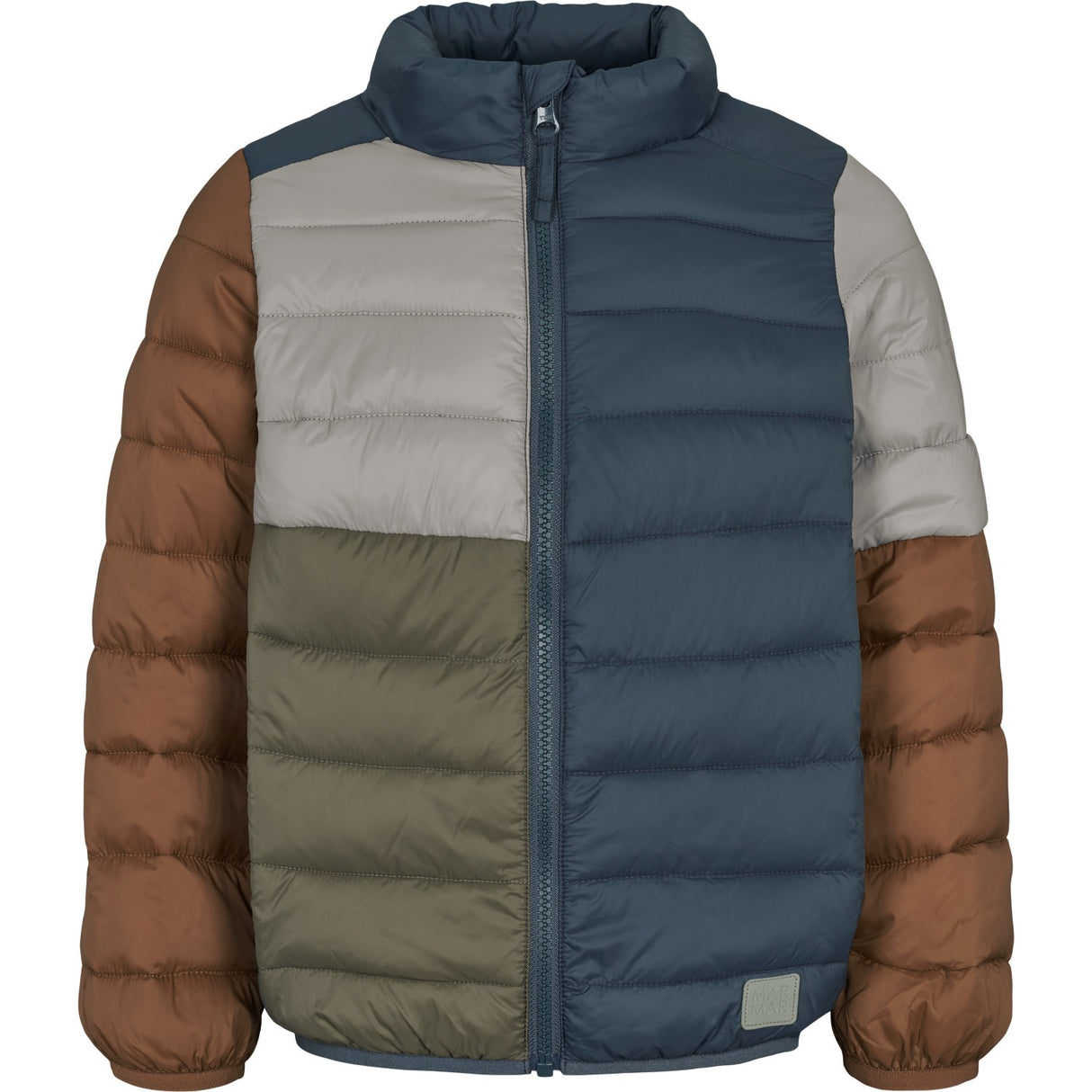 MarMar Vegan Puffer Shaded Blue Block Owe Jacka