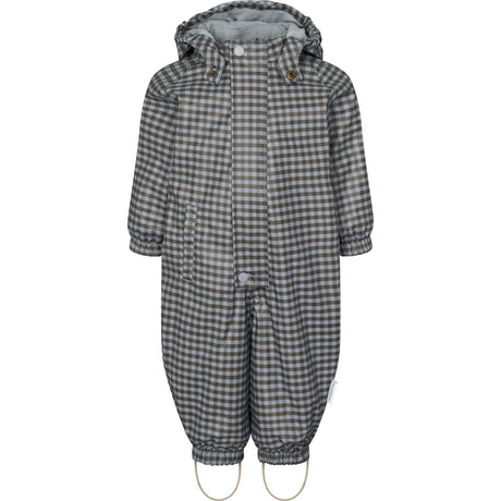 MarMar Rainwear Fleece Espresso Check Orion Regndräkt