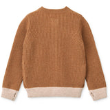 LieWood Golden Caramel Melange Tiago Knit Cardigan