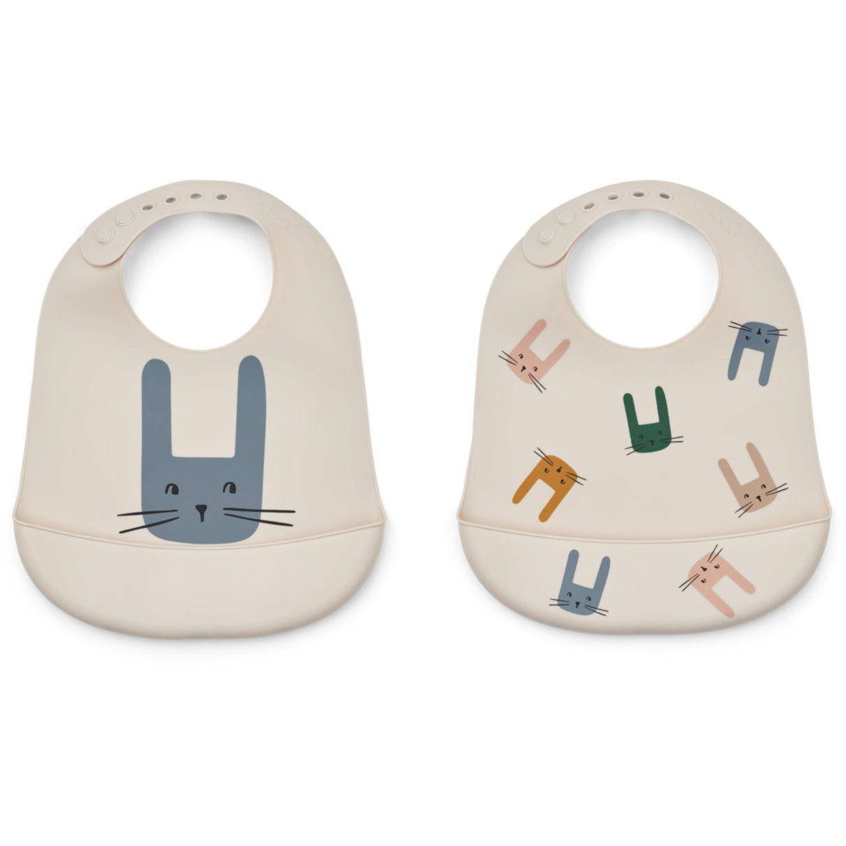 LIEWOOD Bunny / Sandy Tilda Printed Haklapp 2-Pack