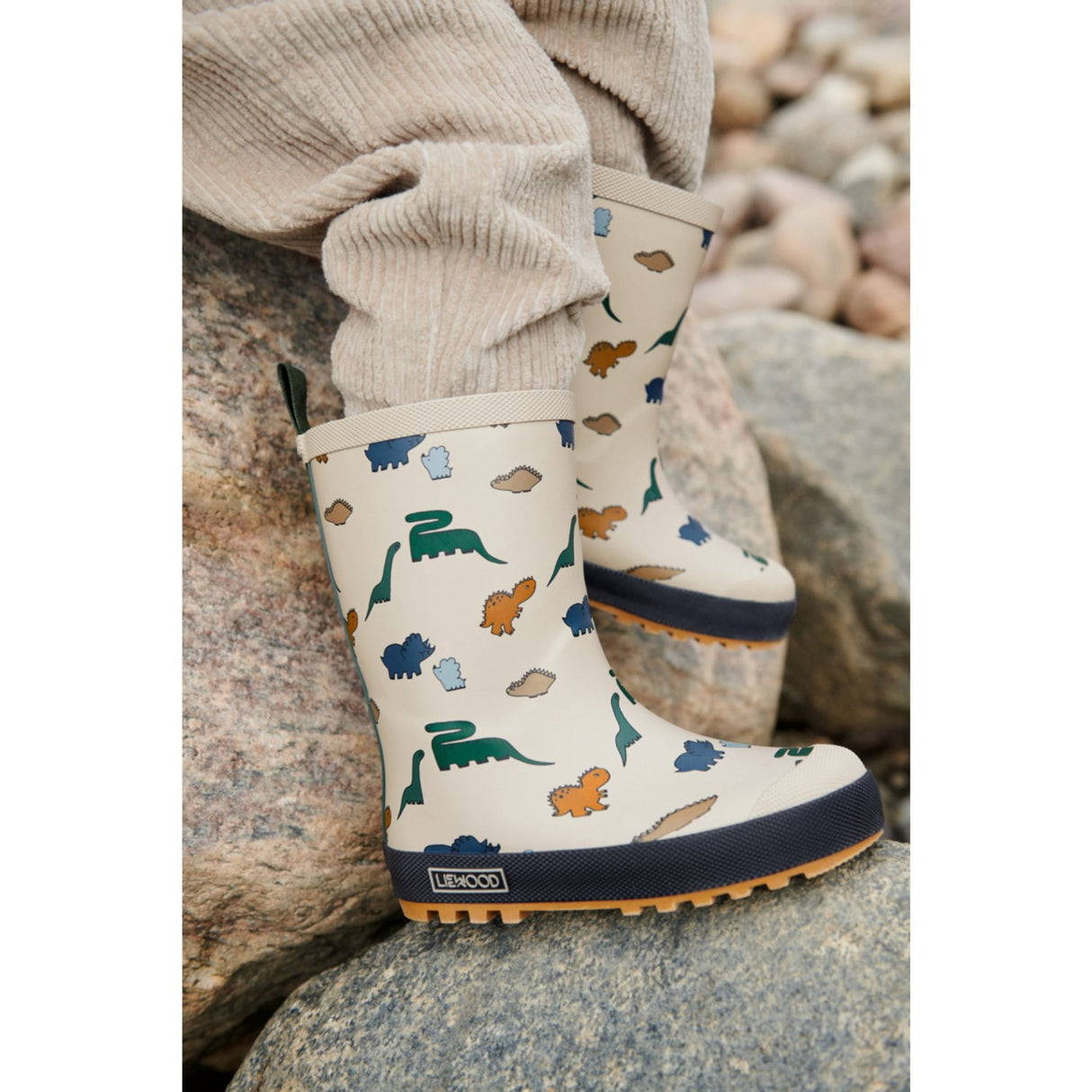 LieWood Dinosaurs / Mist Mason Thermo Rainboot 4