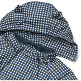 LieWood Check Classic Navy / Dark Sandy Sylvie Baby Flygdräkt