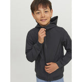 Jack & Jones Junior Svart Basic Softshelljacka med huva Noos