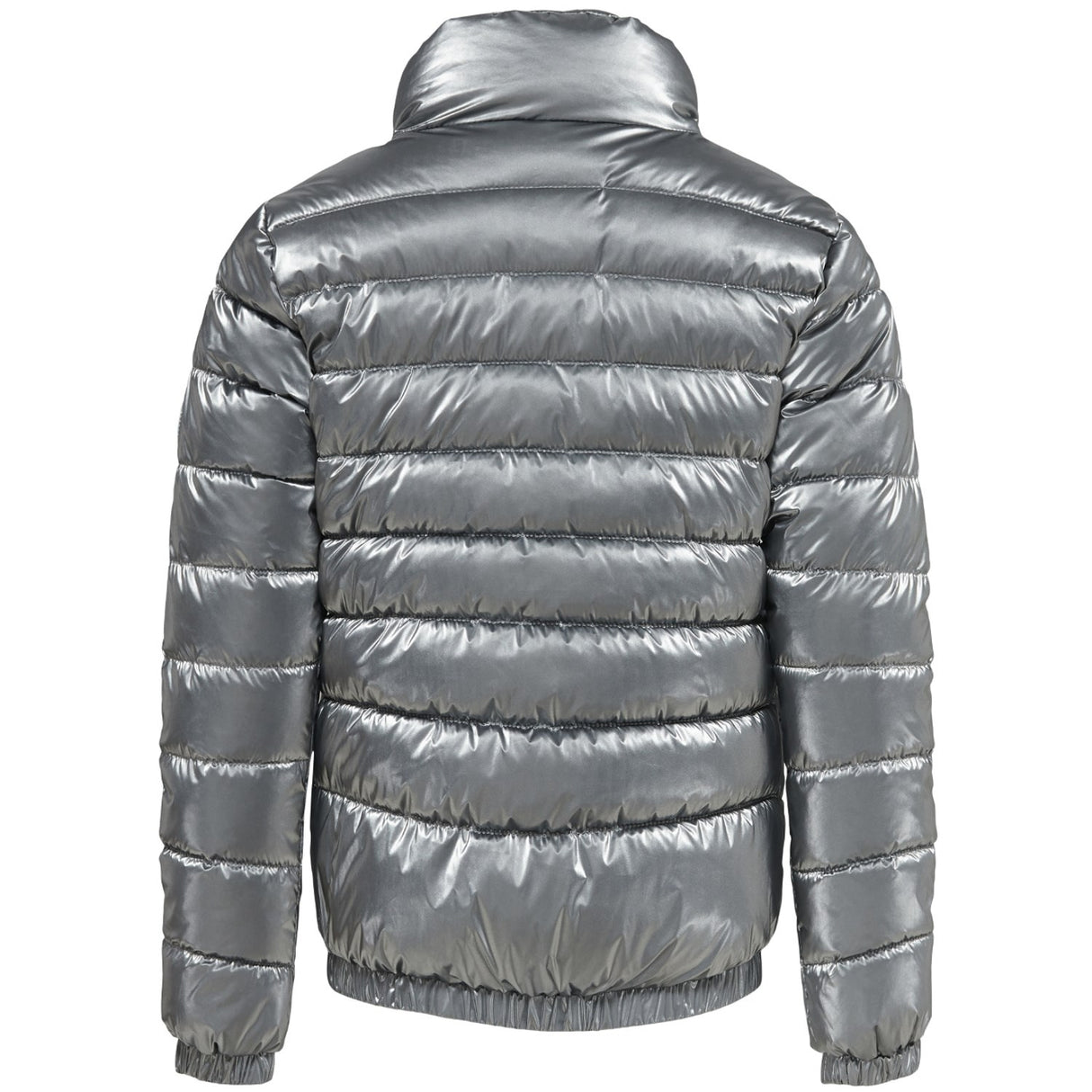 barn ONLY Silver Talia Shine Quilted Jacket