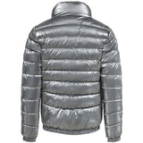 barn ONLY Silver Talia Shine Quilted Jacket