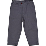 Copenhagen Colors Navy Check Combi Check Pant W. Fake Fly 9