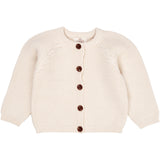 Copenhagen Colors Cream Classic Baby Cotton Cable Cardigan