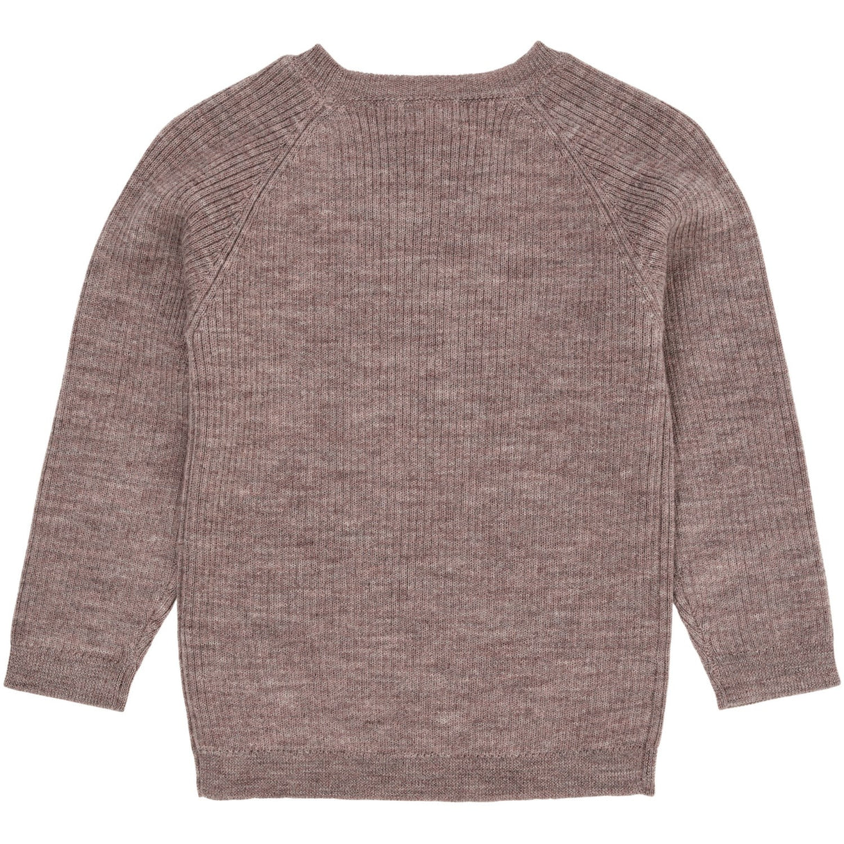 Copenhagen Colors Natural Melange Merino Classic Rib Blus