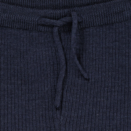 Copenhagen Colors Navy Merino Classic Rib Leggings M. Snore