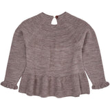 Copenhagen Colors Natural Melange Merino Knit Blus M. Volang