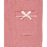 Copenhagen Colors Red/Cream Stripe Striped Flare Byxor