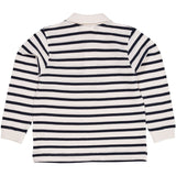 Copenhagen Colors Navy/Cream Stripe Striped Pique Pikétröja