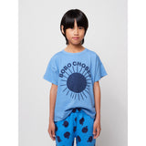 Bobo Choses Light Blue Sun Turquoise T-Shirt